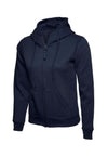 UC505 Ladies Classic Full Zip Hooded Sweatshirt - The Work Uniform Company