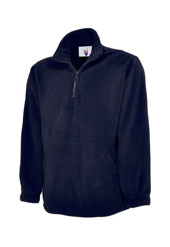UC602 Premium 1/4 Zip Micro Fleece Jacket - The Work Uniform Company