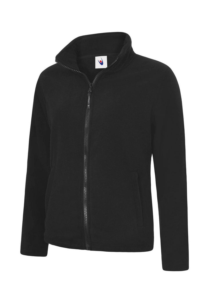 Ladies Classic Full Zip Fleece Jacket UC608 in Black (Bundle of 8)