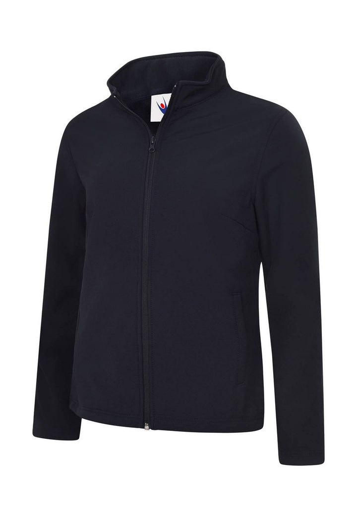 Ladies Classic Full Zip Soft Shell Jacket UC613 in Navy