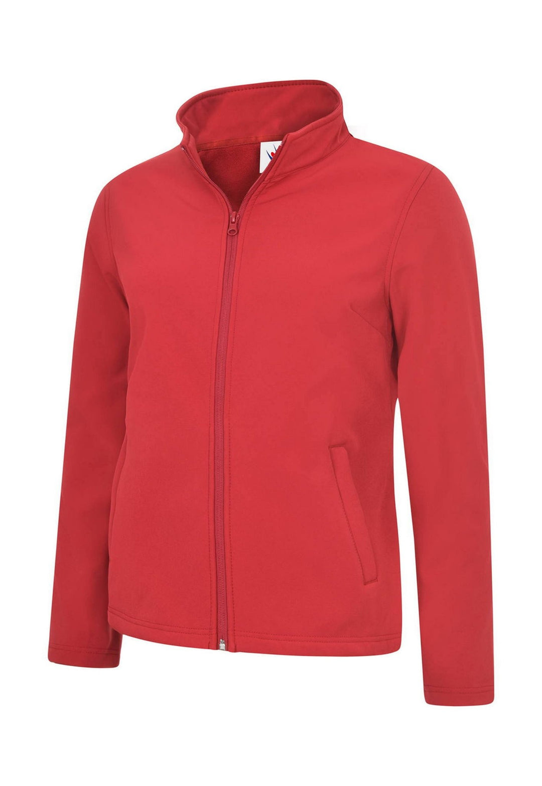 Ladies Classic Full Zip Soft Shell Jacket UC613 in Red