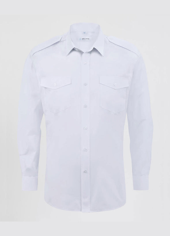 Disley Men's Classic Pilot Shirt Long Sleeve - The Work Uniform Company