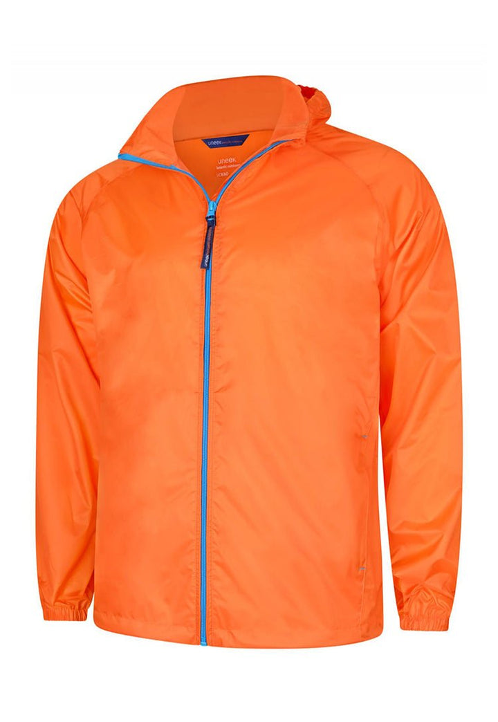 Active Jacket UC630 in Fiery Orange/Surf Blue