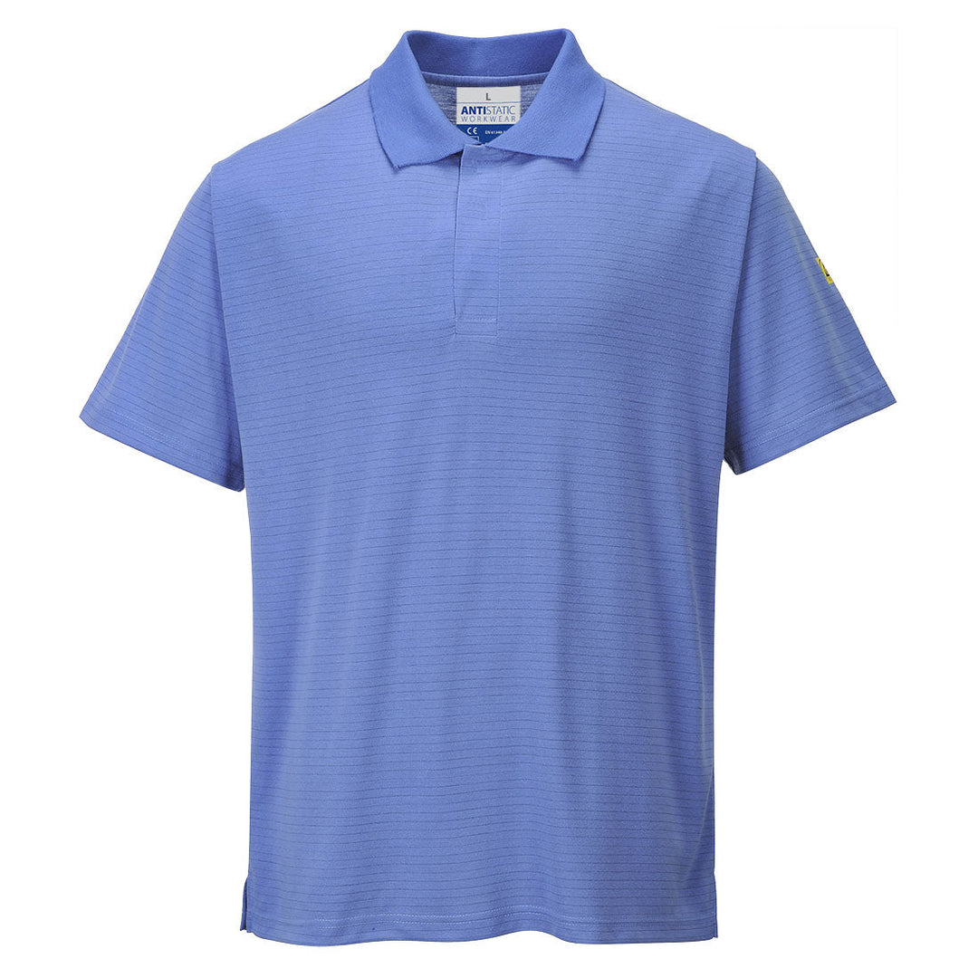 Anti-Static ESD Polo Shirt Hamilton Blue