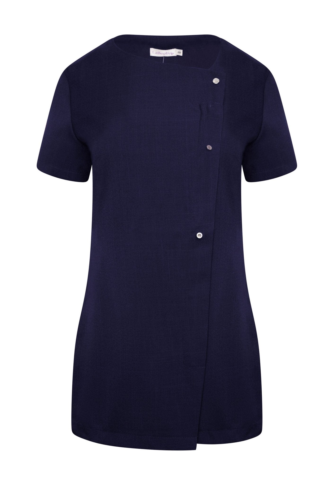 Beau Crystal Button Tunic | La Beeby – The Work Uniform Company