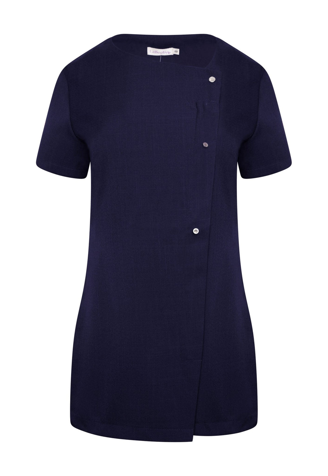 Beau Crystal Button Fastening Tunic - The Work Uniform Company