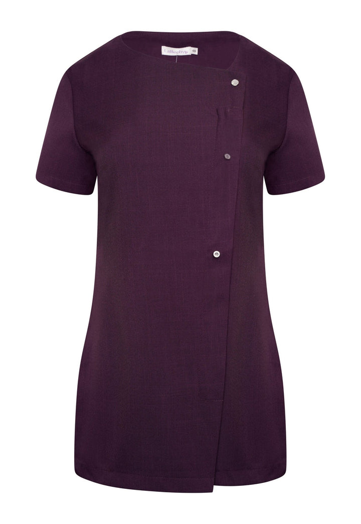 Beau Crystal Button Fastening Tunic - The Work Uniform Company