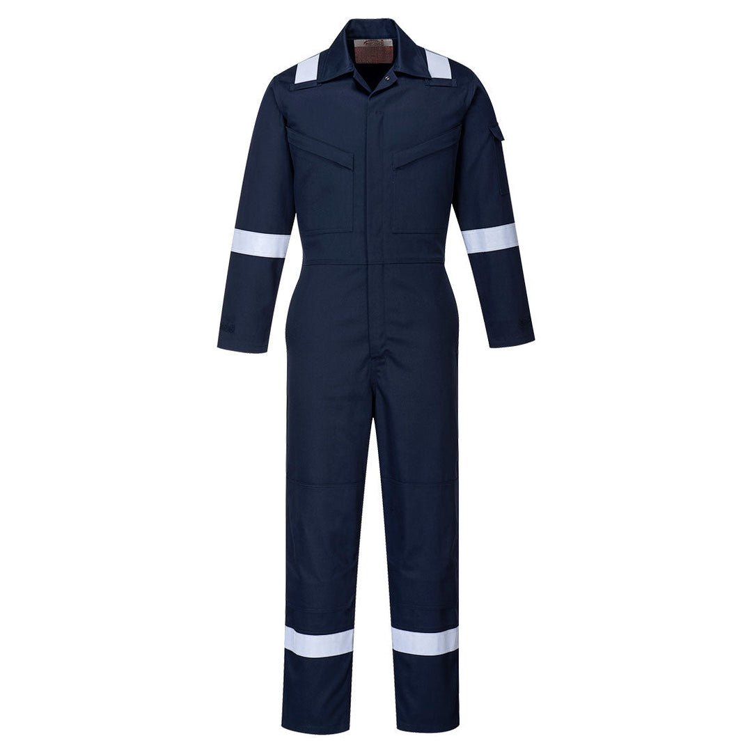 Bizflame Plus Ladies Coverall 350g FR51 in Navy 