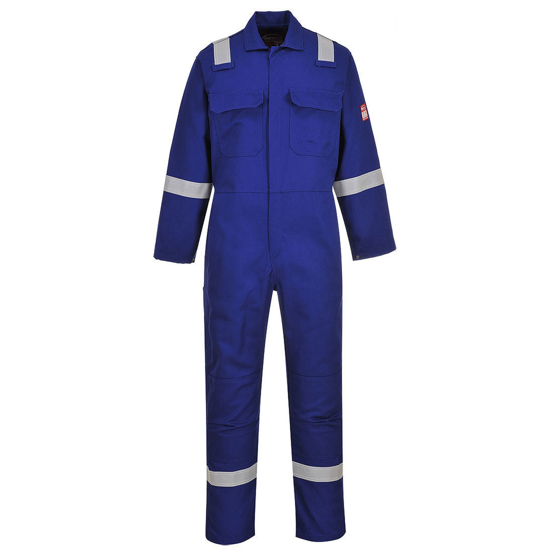 Bizweld Iona Flame Resistant Coverall BIZ5 in Royal Blue