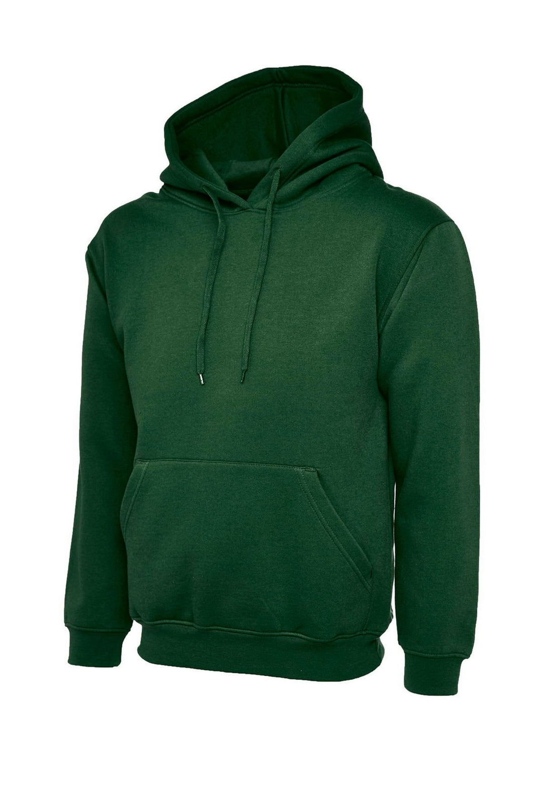 Workwear Classic Hooded Sweatshirt UC502 in Bottle Green (Bundle of 8 with Logos)