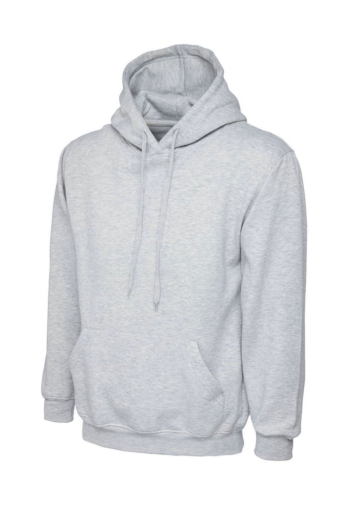 UC502 Classic Hooded Sweatshirt in Heather Grey