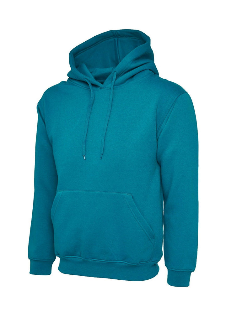 UC502 Classic Bright Hooded Sweatshirt in Jade