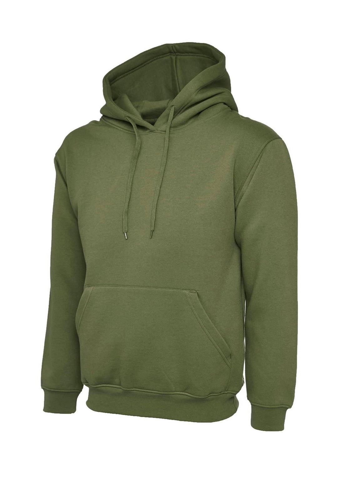 UC502 Classic Bright Hooded Sweatshirt in Olive