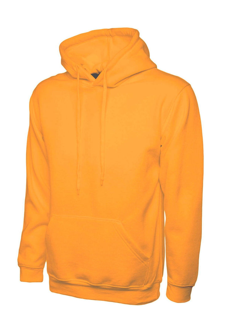 UC502 Classic Bright Hooded Sweatshirt in Orange