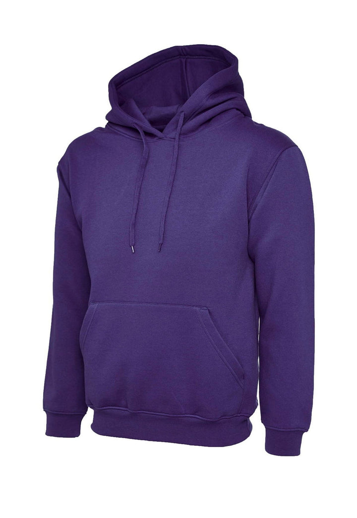 UC502 Classic Bright Hooded Sweatshirt in Purple