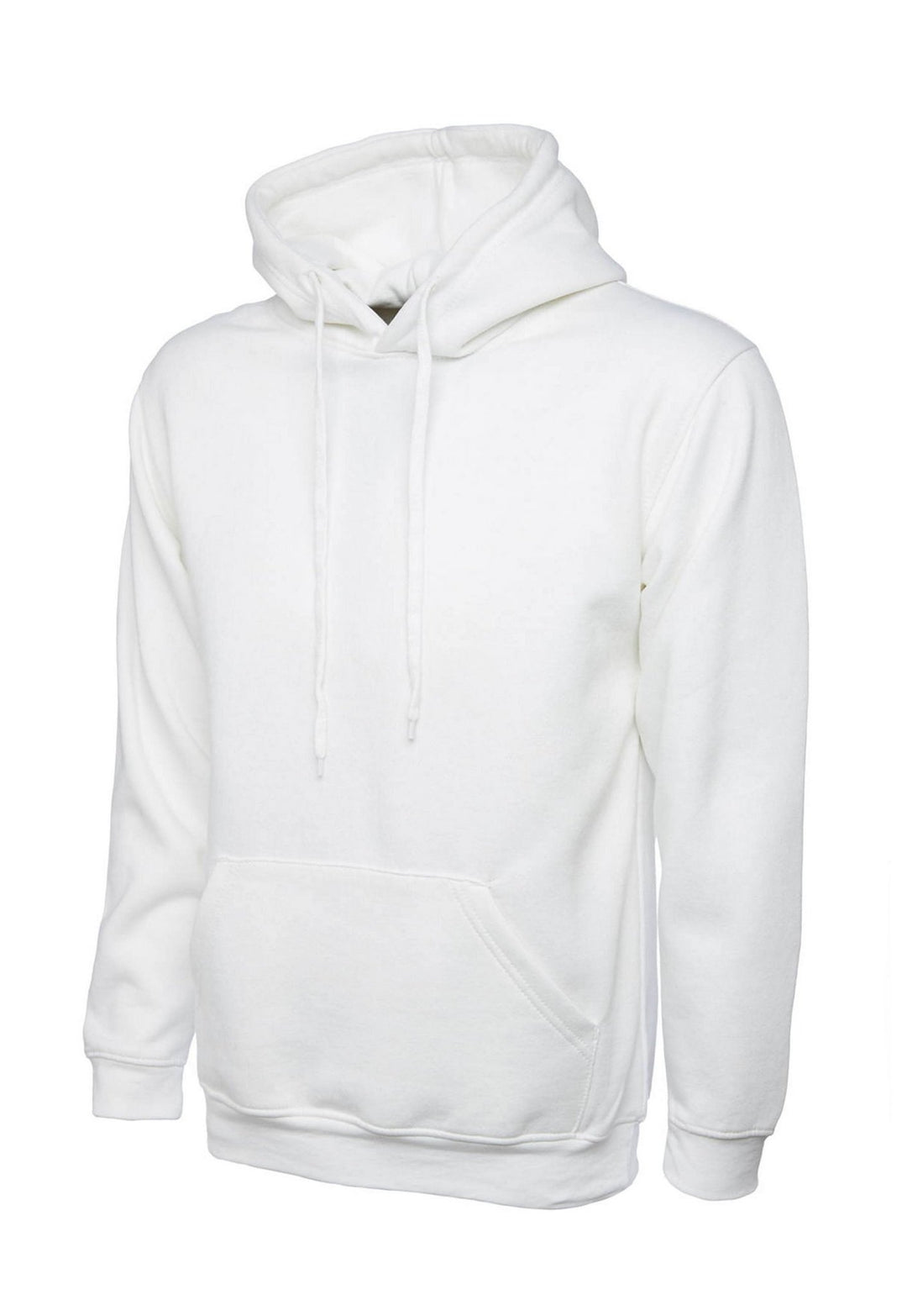 UC502 Classic Bright Hooded Sweatshirt in White