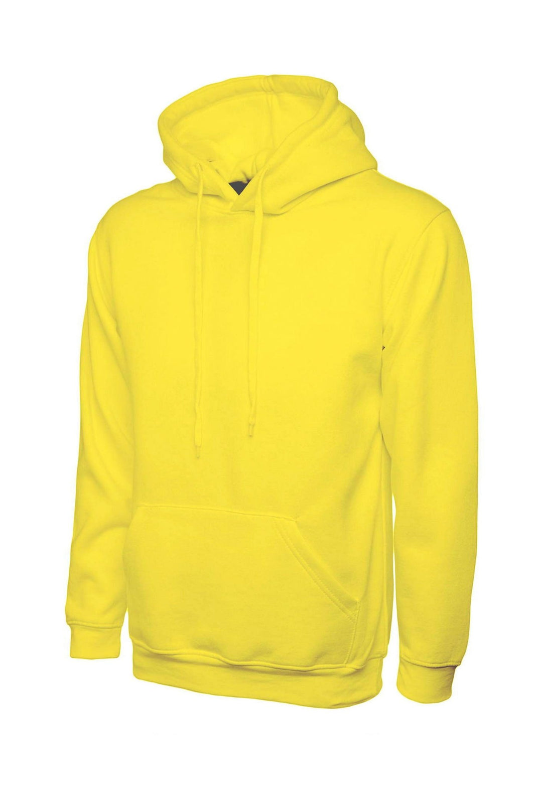 UC502 Classic Bright Hooded Sweatshirt in Yellow