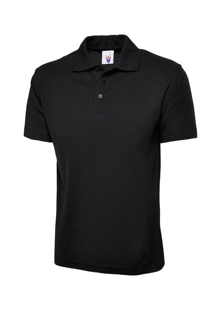 Classic Polo Shirt UC101 in Black with Free Logo Embroidery (Bundle of 8)