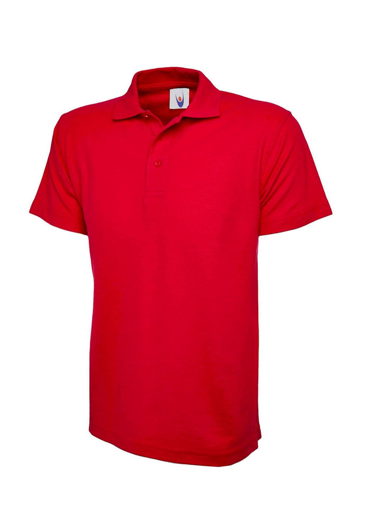 Classic Polo Shirt UC101 in Red - Bundle of 8 with Free Logos