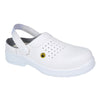 Compositelite ESD Perforated Safety Clog White