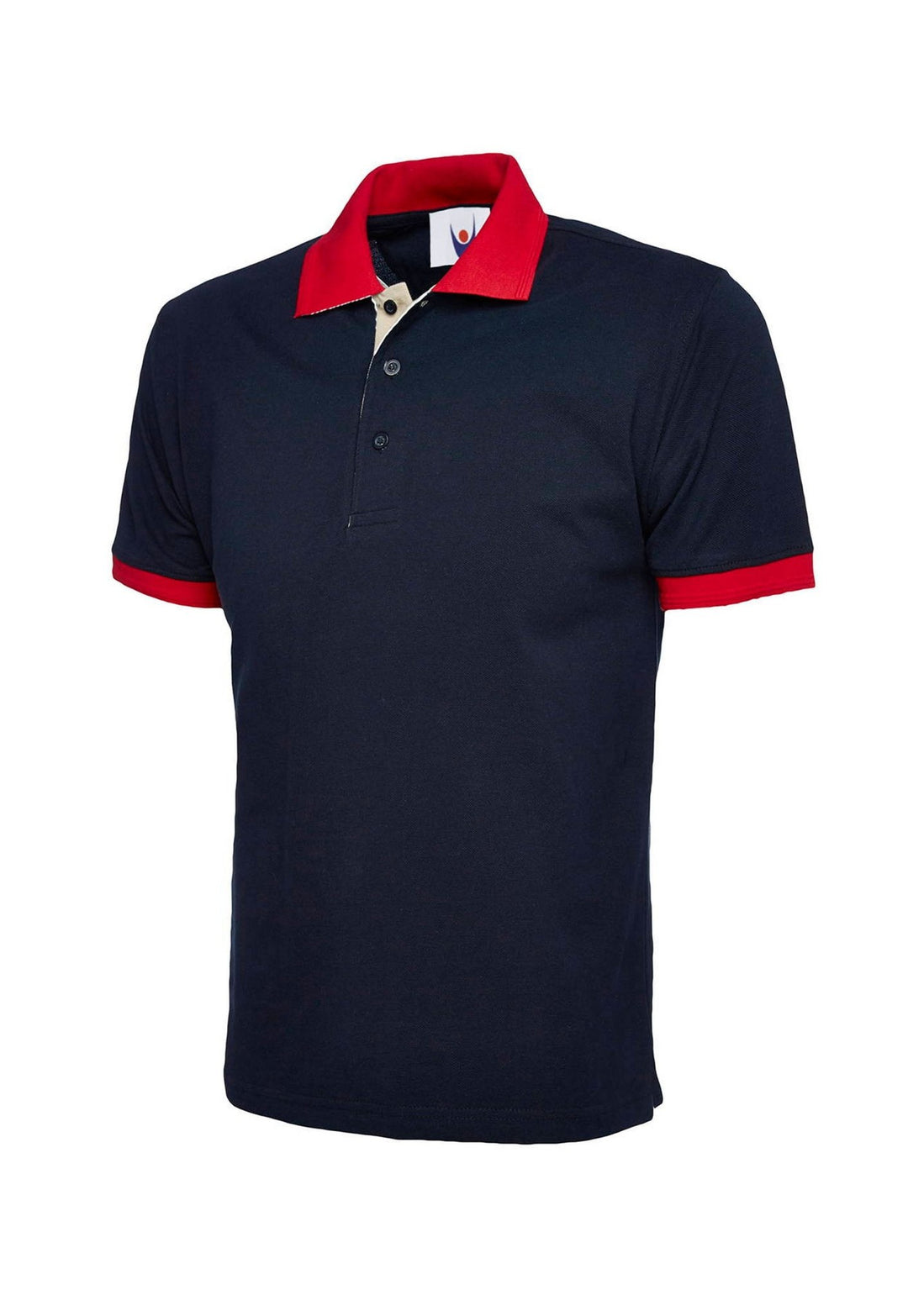 UC107 Contrast Polo Shirt in Navy