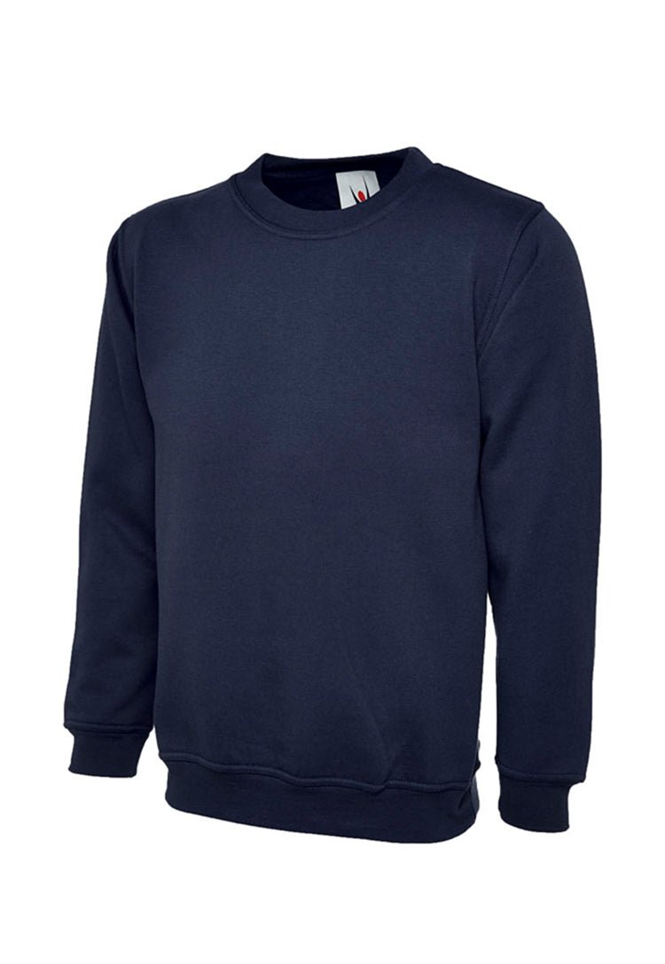 Ladies Deluxe Crew Neck Sweatshirt UC511 in Navy