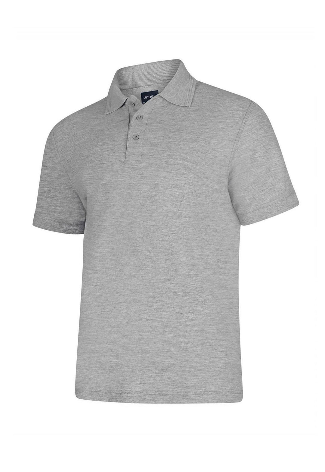 UC108 Deluxe Polo Shirt in Heather Grey