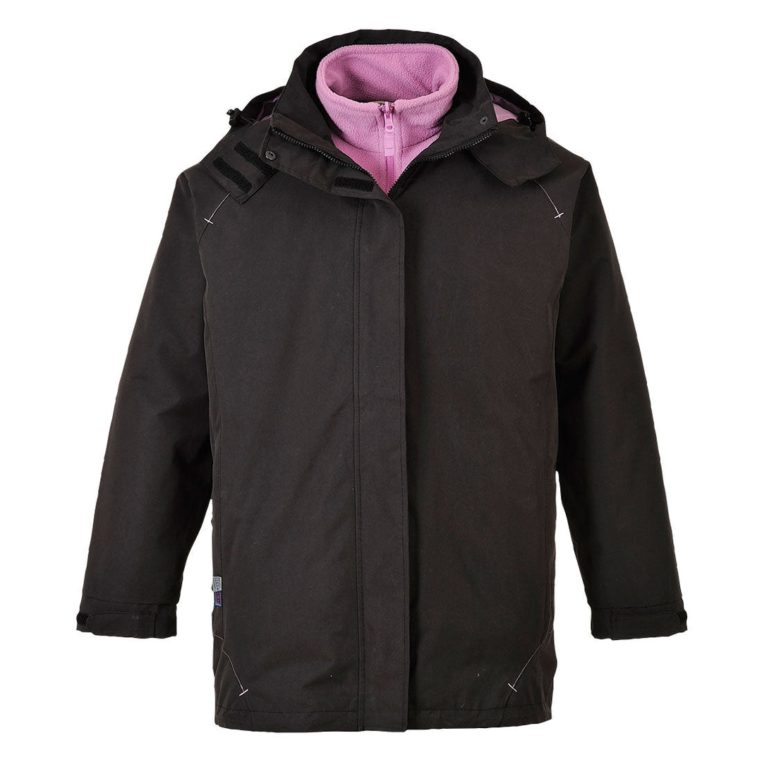 Elgin 3 in 1 Ladies Jacket Black