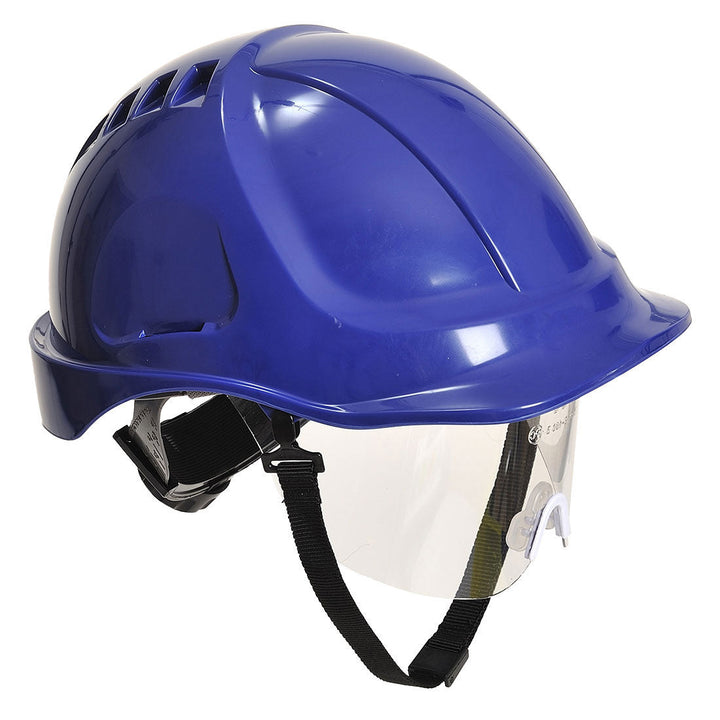 Endurance Plus Visor Helmet PW54 in Royal Blue