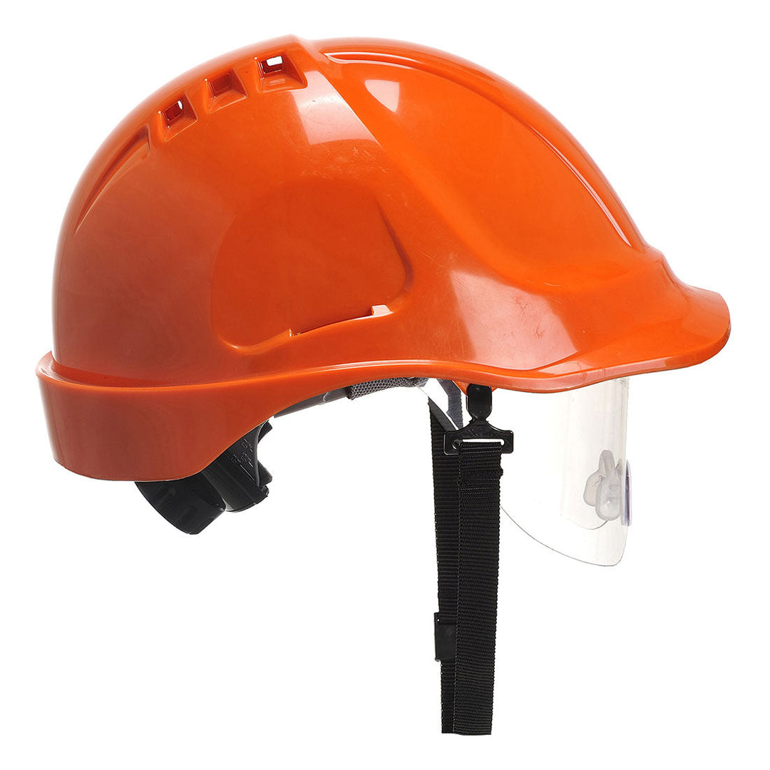 Endurance Visor Helmet PW55 in Orange