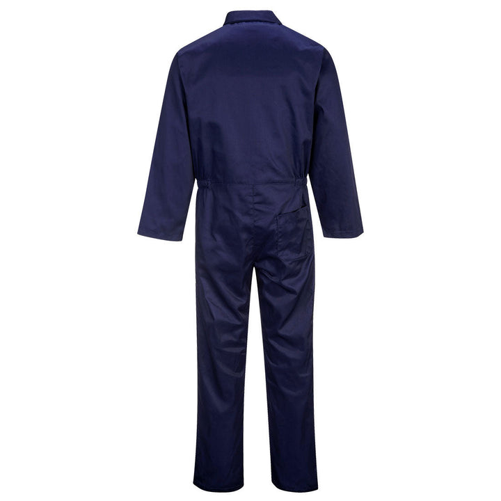 Back View of Euro Work Coverall S999 in Navy