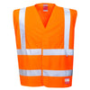 Flame Resistant Hi Vis Anti Static Vest Flame Orange