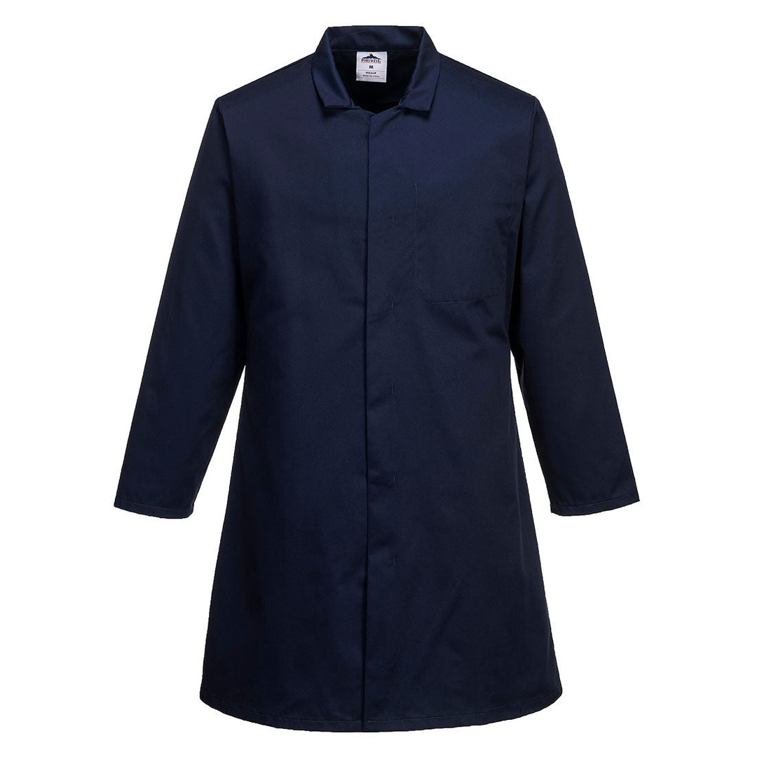 Men’s Food Coat, One Pocket 2202 in Navy