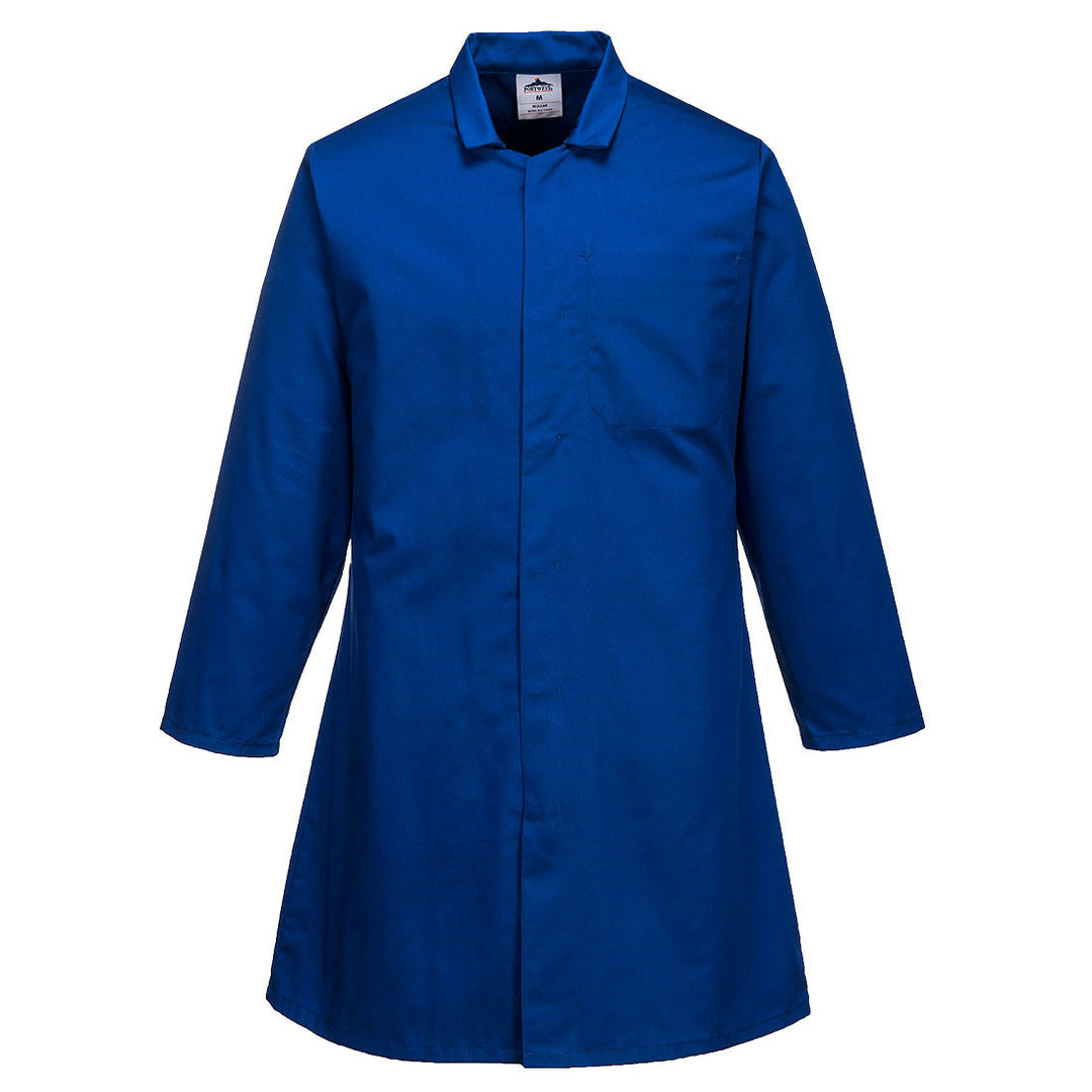 Men’s Food Coat, One Pocket 2202 in Royal Blue