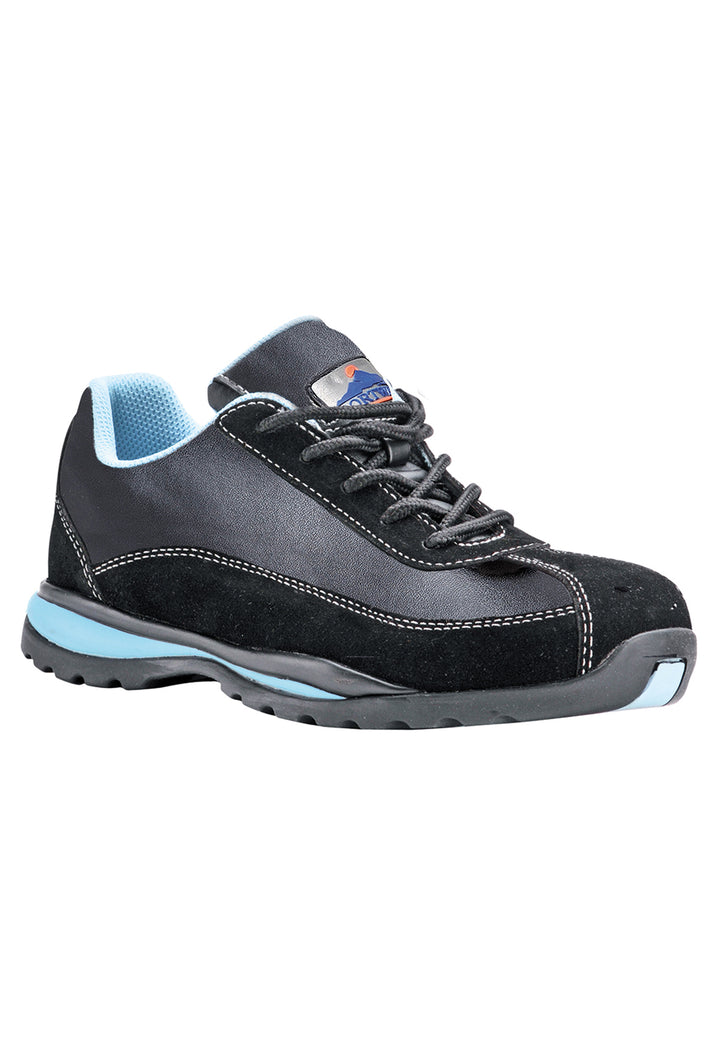 Steelite Women's Safety Trainer FW39 in Black/Blue