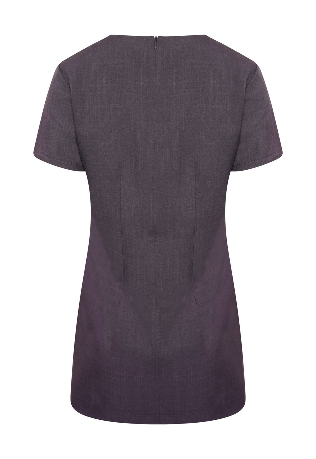 Back View of Hayley V Neck Tunic in Grey