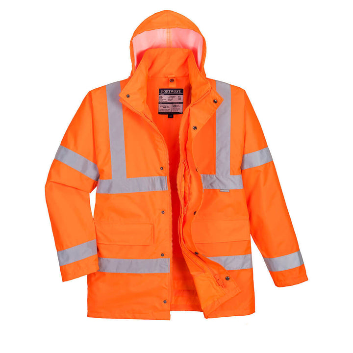 Hi Vis 4 in 1 Traffic Jacket S468 in Orange