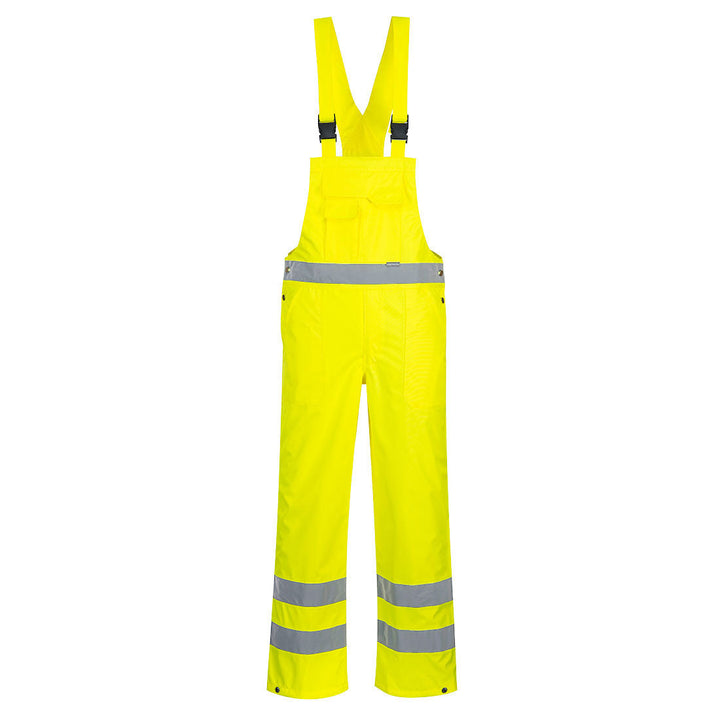 Hi Vis Bib and Brace Unlined Yellow