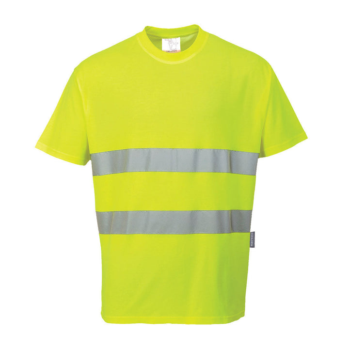 Hi Vis Cotton Comfort T Shirt S172 in Yellow