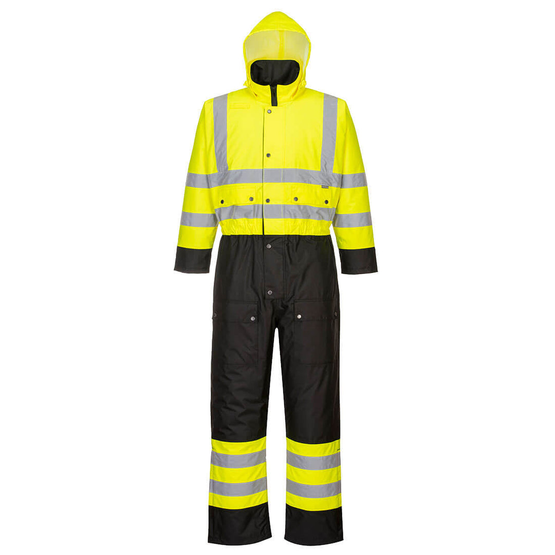 Hi Vis Contrast Winter Coverall S485