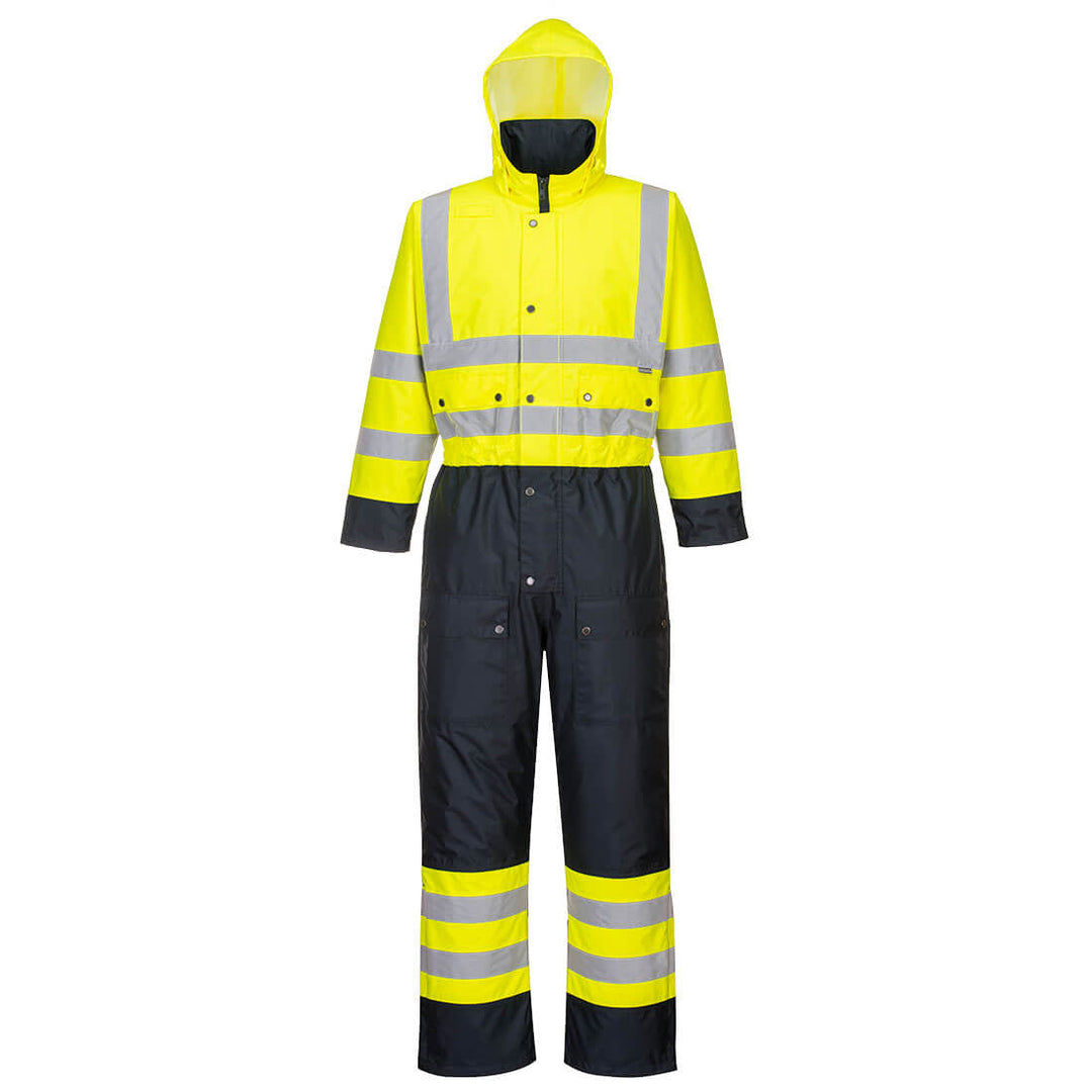 Hi Vis Contrast Winter Coverall S485