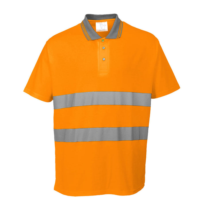 Hi Vis Cotton Comfort Polo Shirt S171 in Orange