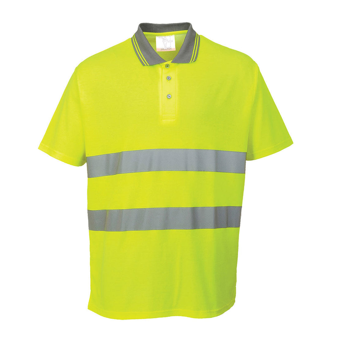 Hi Vis Cotton Comfort Polo Shirt S171 in Yellow