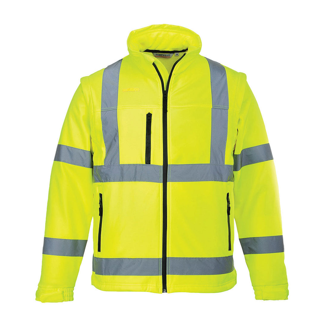 Hi Vis Softshell Jacket Yellow