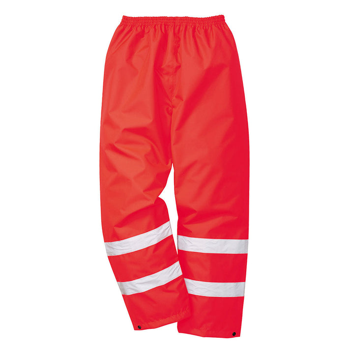 Hi Vis Traffic Trousers Red