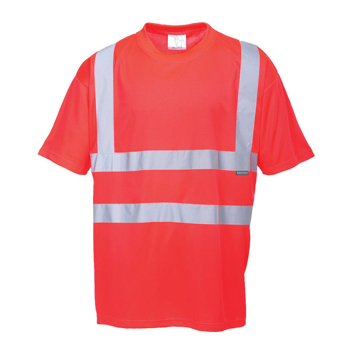 Hi Vis T Shirt S478 in Red