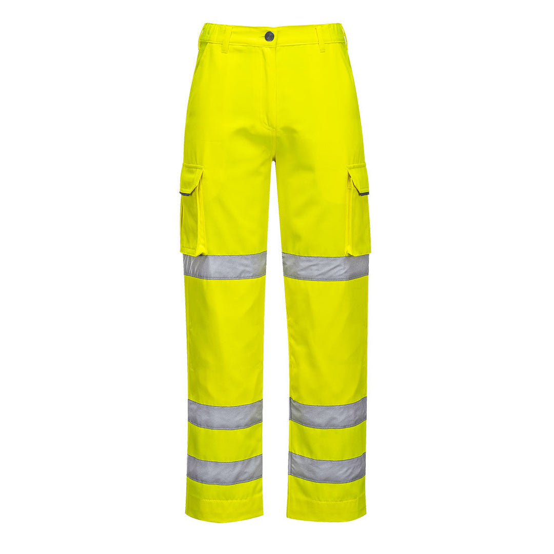 Ladies Hi-Vis Trousers Yellow