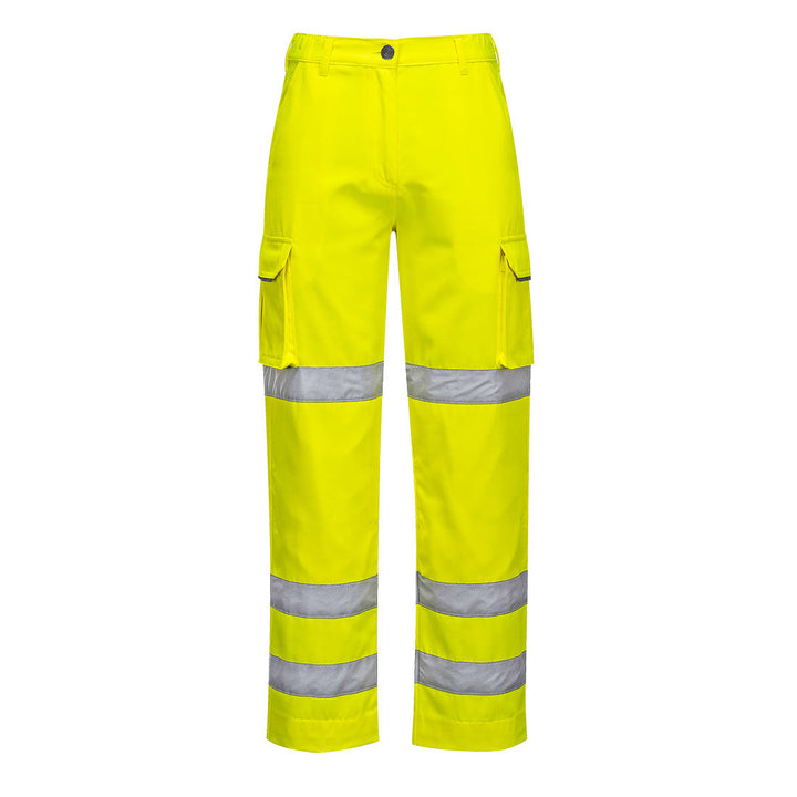 Ladies Hi Vis Trousers LW71 in Yellow