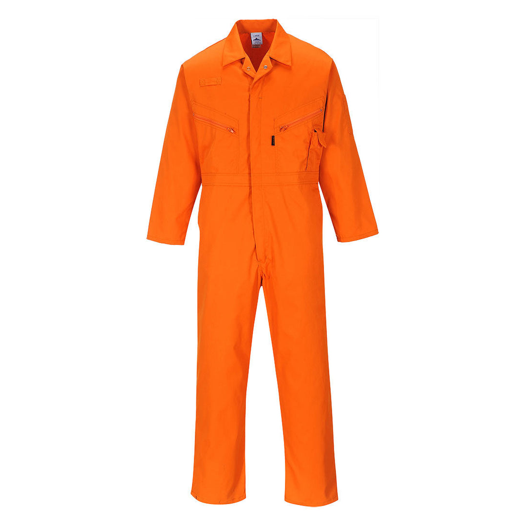 Liverpool Zip Coverall C813 in Orange