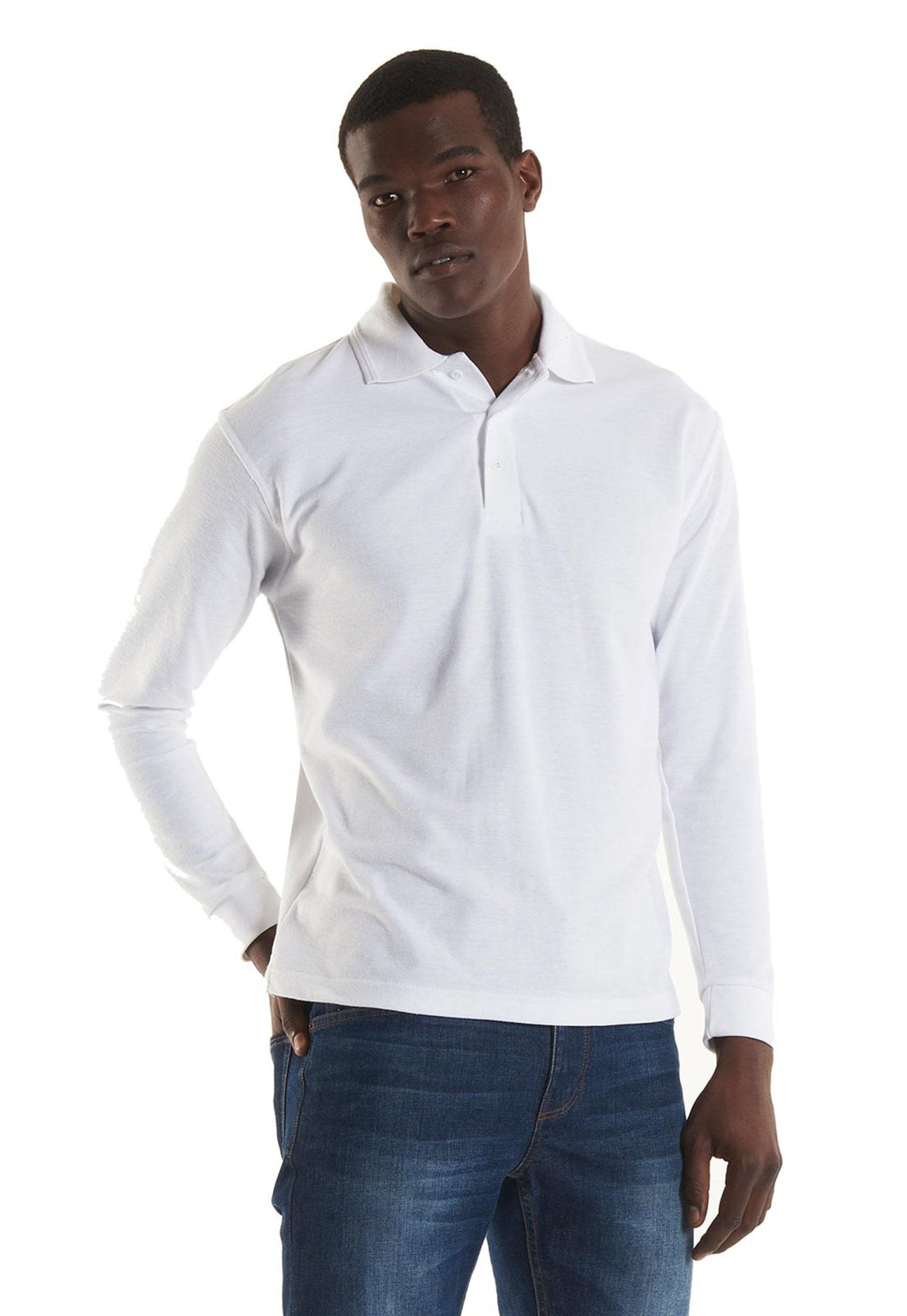 Long Sleeve Polo Shirt The Work Uniform Company